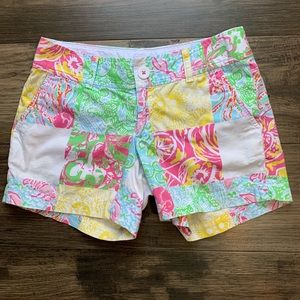 Lilly Pulitzer Callahan Shorts Maine Patchwork